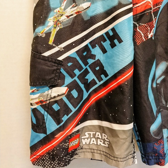 Boys Lego Star Wars Swim Shorts Darth Vader - Picture 2 of 8